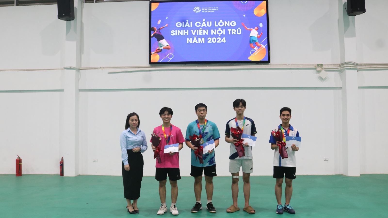 Giải cầu lông sinh viên nội trú 2024