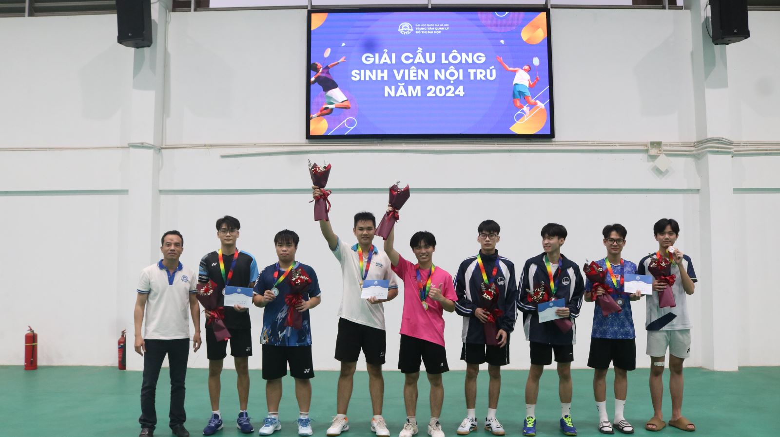 Giải cầu lông sinh viên nội trú 2024