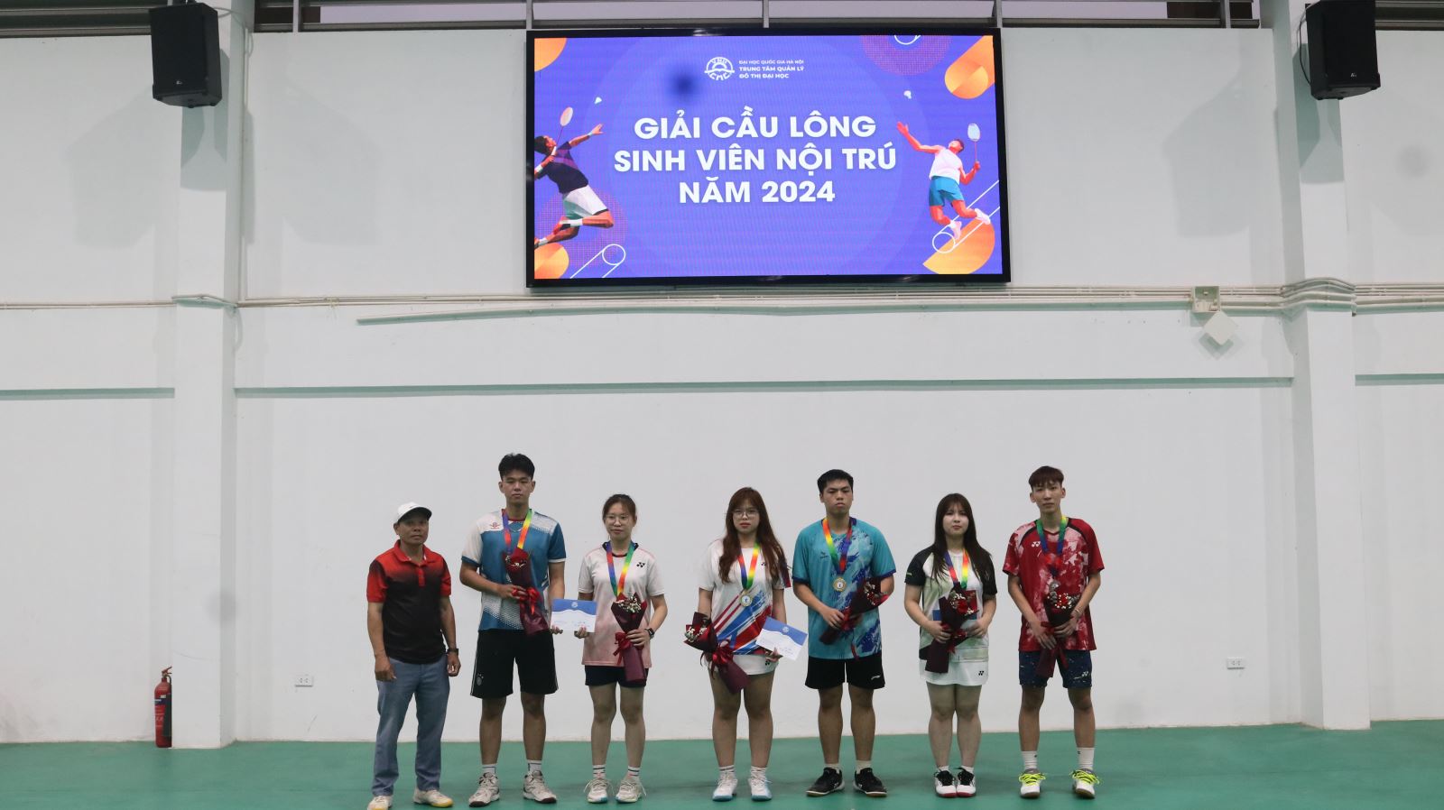 Giải cầu lông sinh viên nội trú 2024 1