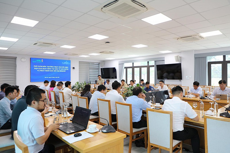 ĐHQGHN đẩy nhanh hoàn thiện hạ tầng giao thông, cơ sở vật chất tại Hòa Lạc phục vụ gần 20.000 sinh viên năm học 2026-2027