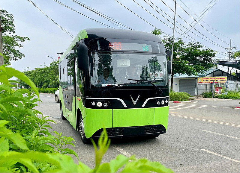 Trung tâm Quản lý đô thị đại học sẵn sàng vận hành hệ thống xe buýt điện nội khu phục vụ sinh viên tại Hòa Lạc Trung tâm Quản lý đô thị đại học sẵn sàng vận hành hệ thống xe buýt điện nội khu phục vụ sinh viên tại Hòa Lạc