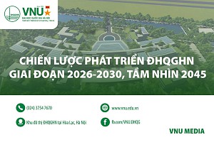 [Infographic] Chiến lược phát triển ĐHQGHN giai đoạn 2026-2030, tầm nhìn 2045: Phần III - Mục tiêu chiến lược