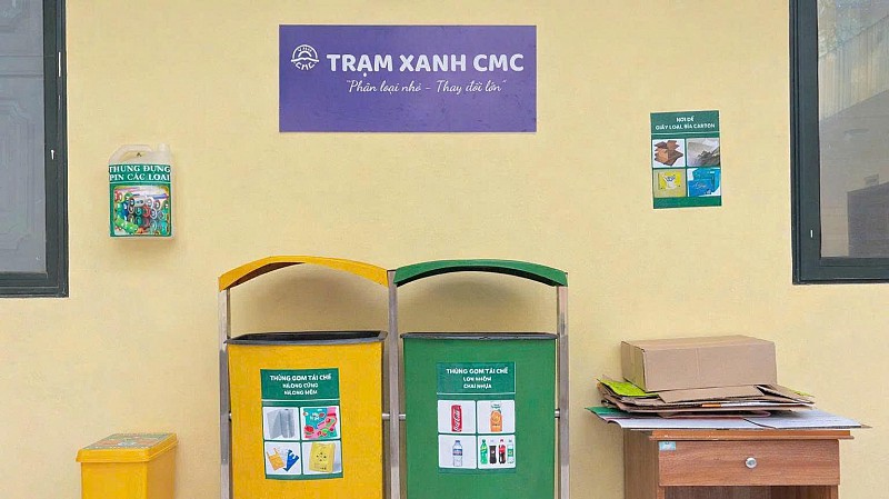 Thông báo: Ra mắt mô hình “Trạm xanh CMC” tại Khu đô thị ĐHQGHN